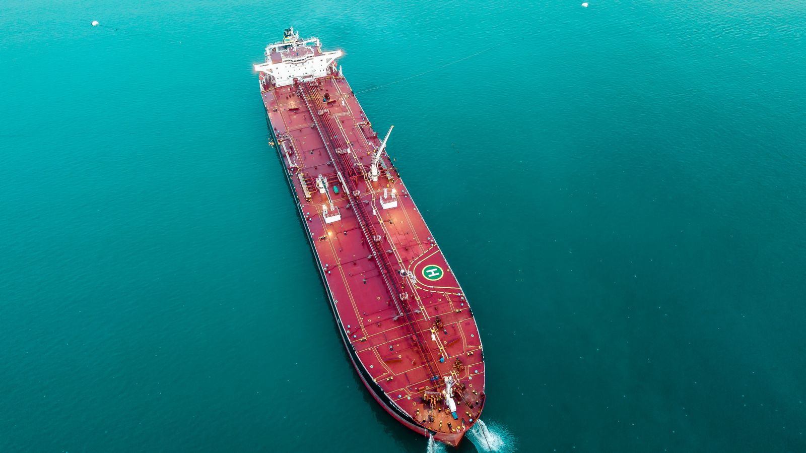 ISO tanker ship at sea